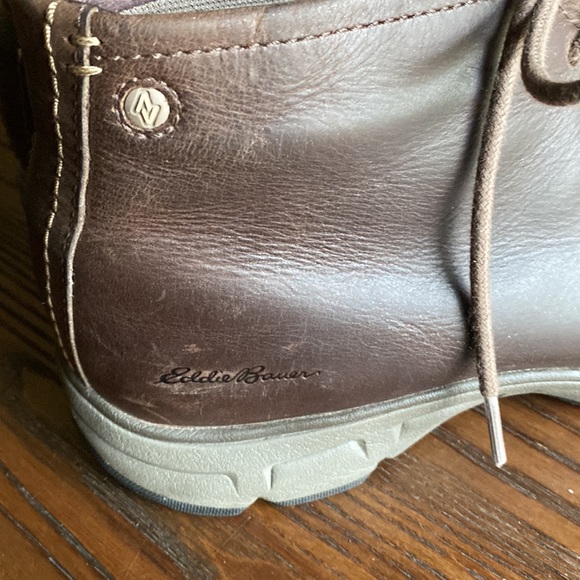 Men's Brown Leather Chukka Boots Size 12 - Picture 5 of 8